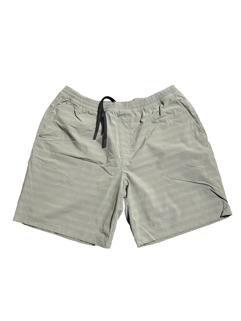 Hill City GAP 8” Running Shorts Mens XL Green Striped Athletic Workout *Unlined